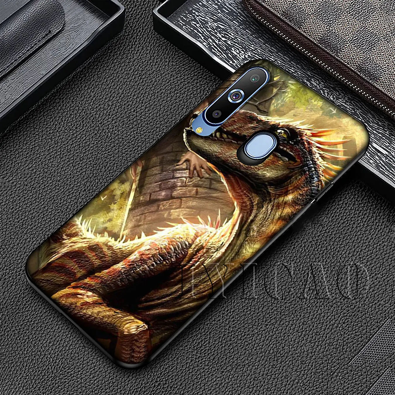 IYICAO Velociraptor Dinosaurs Soft Silicone Case for Samsung Galaxy A70 A60 A50 A40 A30 A20 A10 M10 M20 M30 M40 A20E Cover |