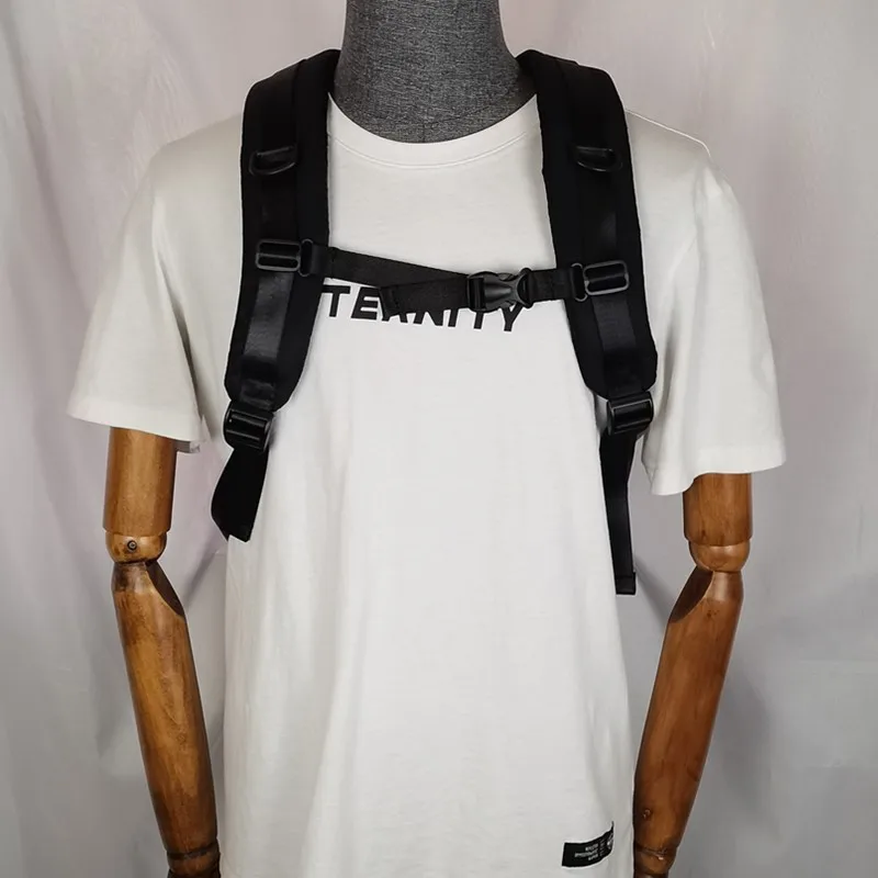 

Backpack male hip-hop function wind stone island street ins school bag female travel backpack tide