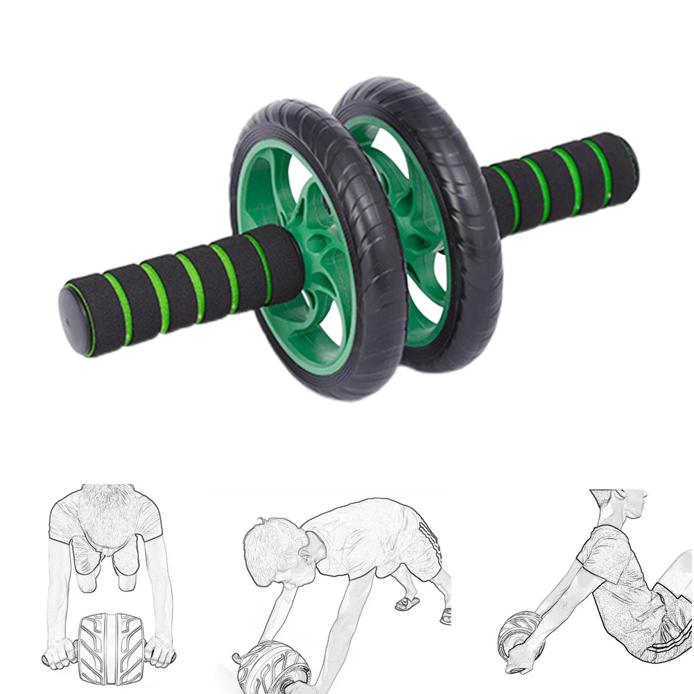 С наколенниками прочные Мышцы Тренировки абдоминальные ролики тренажерный зал