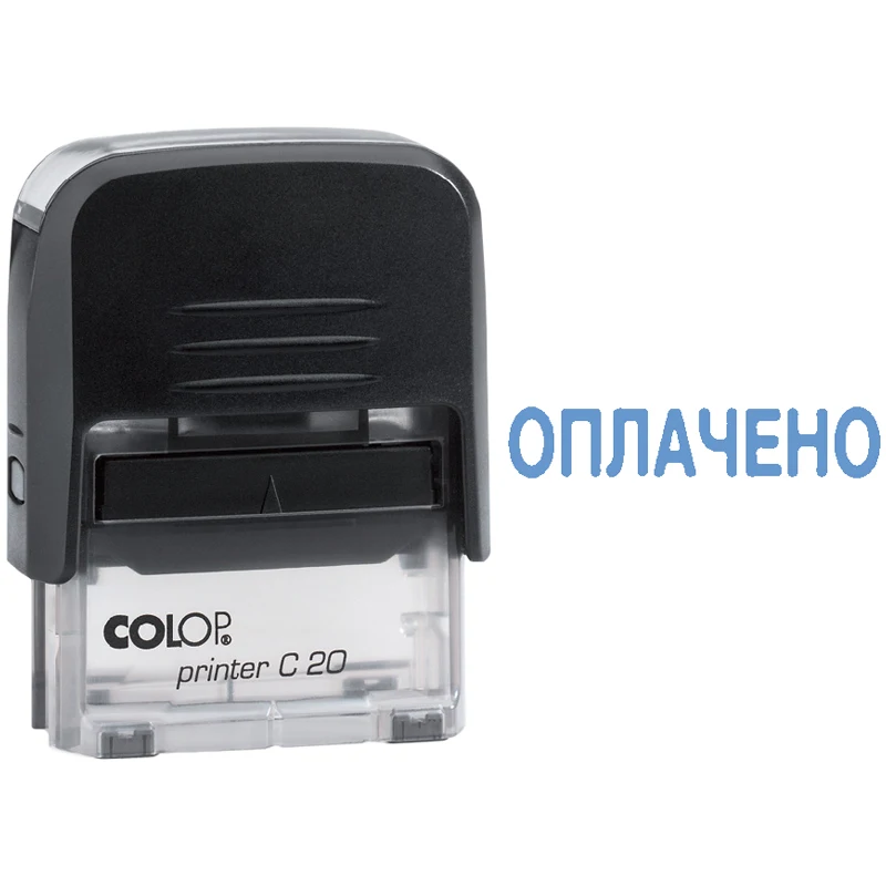 Штамп &quotОПЛАЧЕНО&quot 38*14мм 163182 | Канцтовары для офиса и дома