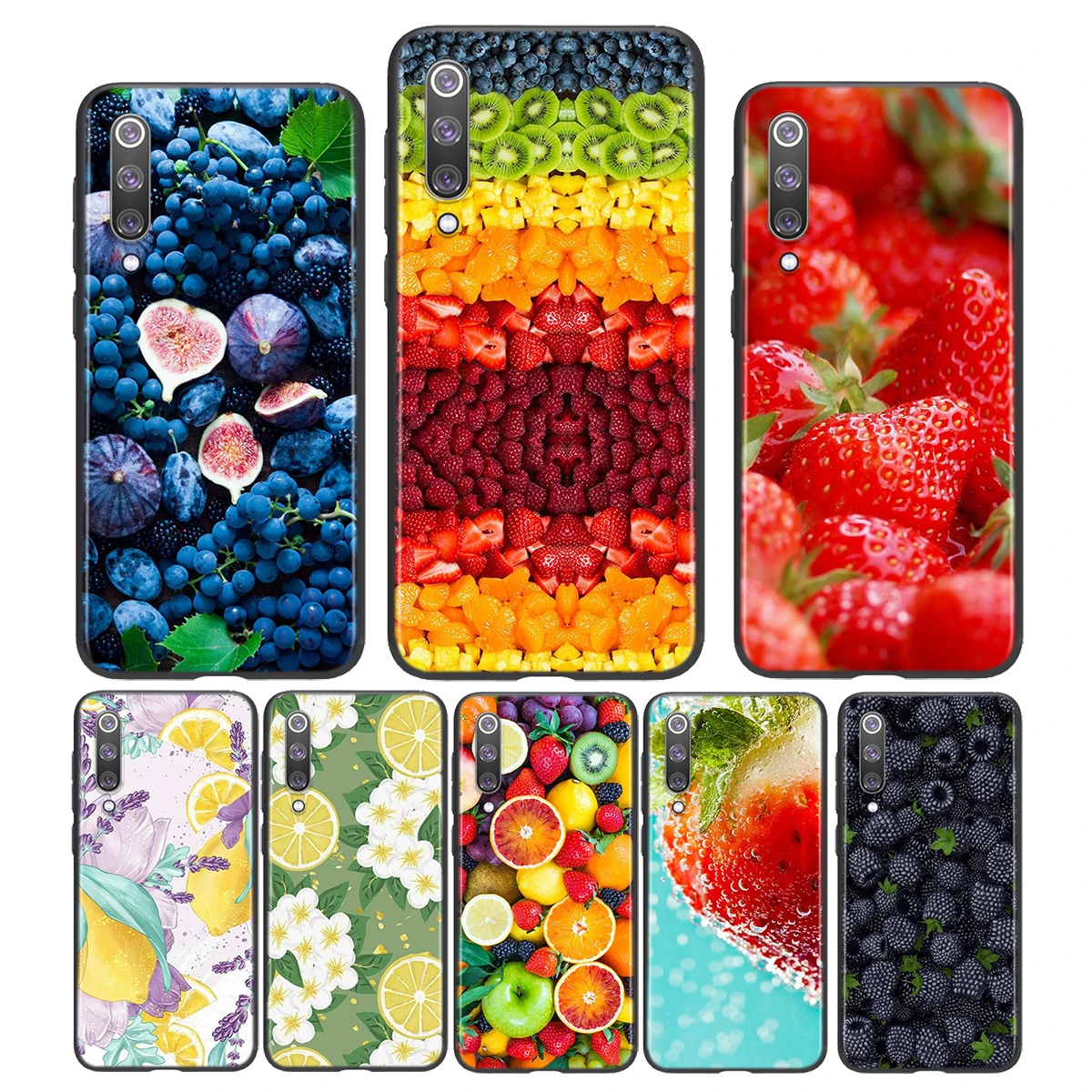 

Hot Fruits Food For Xiaomi Poco X3 NFC M2 X2 F2 F3 C3 M3 F1 Pro Mi Play Mix 3 A3 A2 A1 Lite Soft Phone Case