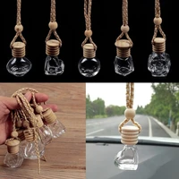 glass transparent refillable car perfume perfume air freshener hanging bottle fragrance diffuser interior decoration accessories