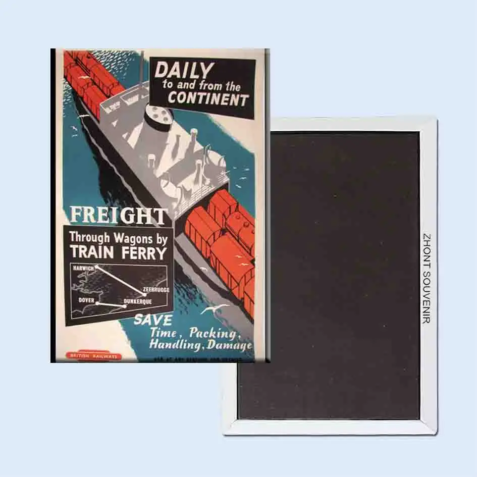 

24003 ретро ностальгические магниты на холодильник ежедневно из континента