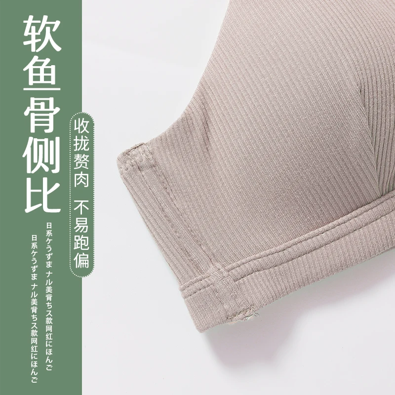 

[Clearance] Girl's Underwear Ultra-Thin Wireless Student High School Small Size Sexy Gathered French Bra Summer