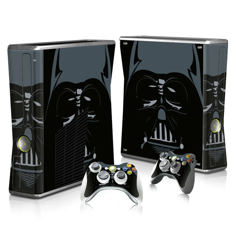 Для Xbox 360 slim стикер для XBOX Виниловая наклейка Xbox360 тонкий кожи и 2 контроллера
