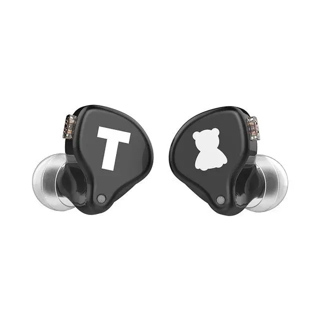 Черный TFZ S2 PRO Hifi музыкальный монитор DJ Studio стерео MP3 Musick плеер наушники 3,5 мм линейный тип 0,78 мм контактный HiFi наушники - Цвет: Черный