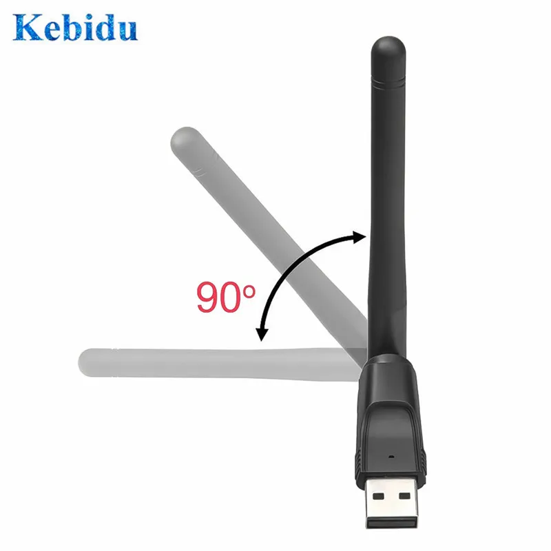 Беспроводной USB WiFi адаптер KEBIDU Сетевая карта LAN 150 Мбит/с 802.11n/g/b сетевая Dongle с