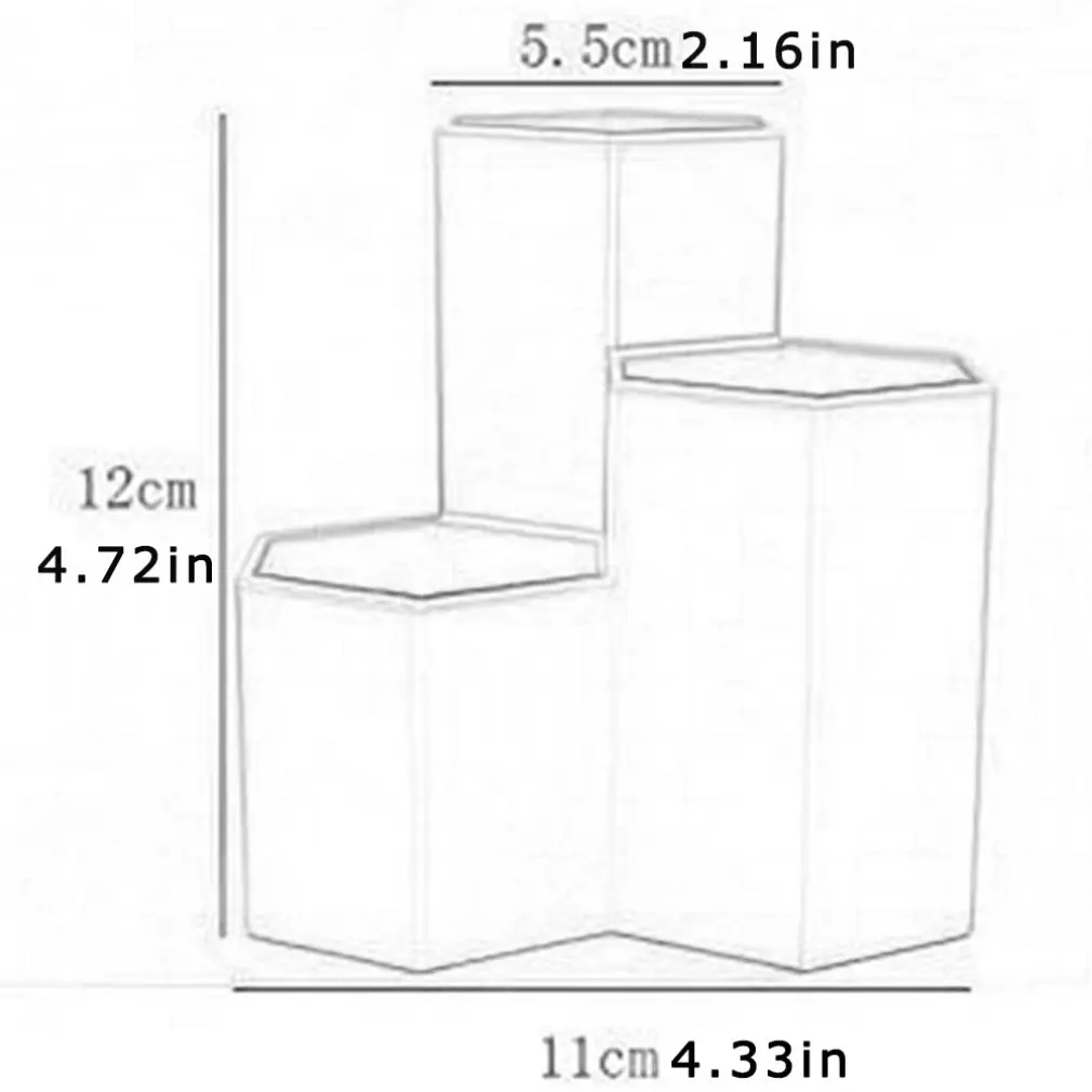 

Dormitory Desktop Storage Makeup Brush Tube Lipstick Beauty Egg Storage Box Desktop Organizer Pen Holder