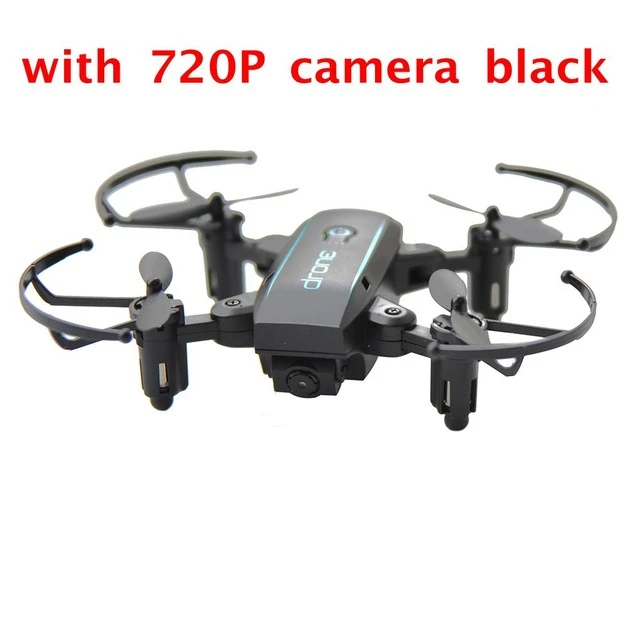 Linxtech In1601 Дрон 2,4g 720p Мини-Дрон с камерой Wi-Fi Fpv складной Квадрокоптер с удерживанием высоты Вертолет игрушки 3 батареи - Цвет: Black 720P Camera