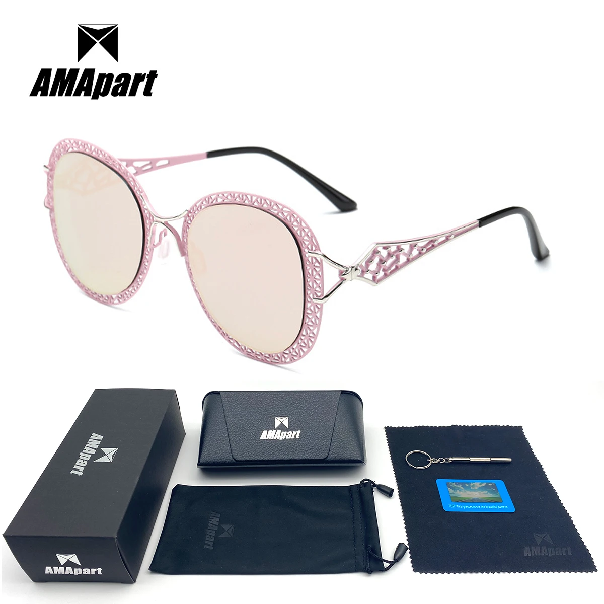 

AMApart High Quality Polarized Sunglasses For Women Driving Fishing Sports Outdoors UV400 Protection Anti-Glare