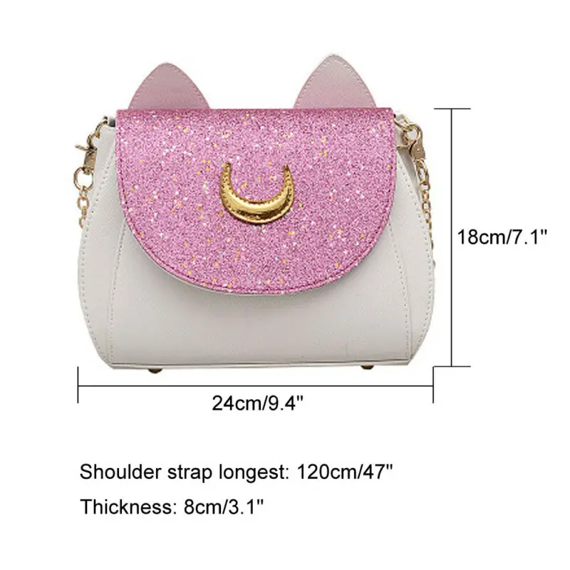 Женские сумки через плечо с блестками и луной длинные кожаные рюкзаки | Багаж