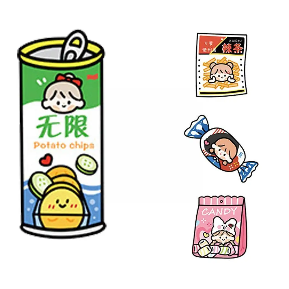 

Cute Cartoon Mini Binder Decorative Acrylic Paper Clips Supplies Album Scrapbooking Daily Home School School Office Station A7Y1