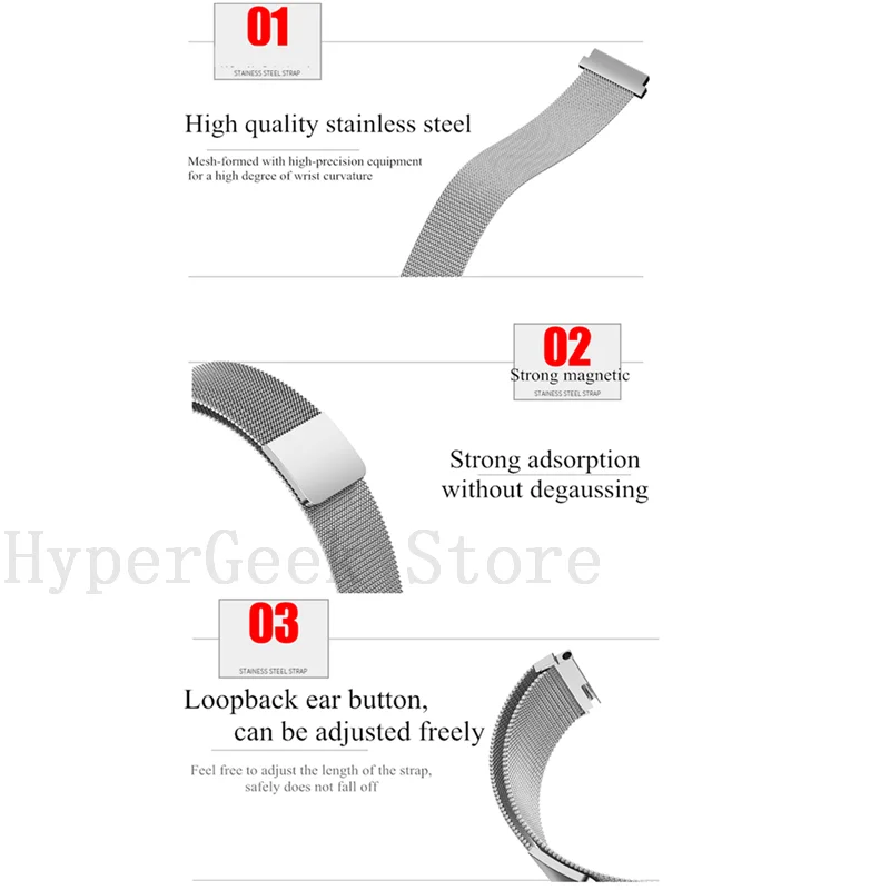 Металлический ремешок Mi band 4 3 браслет на запястье для Xiaomi MiBand Безвинтовой Xiomi