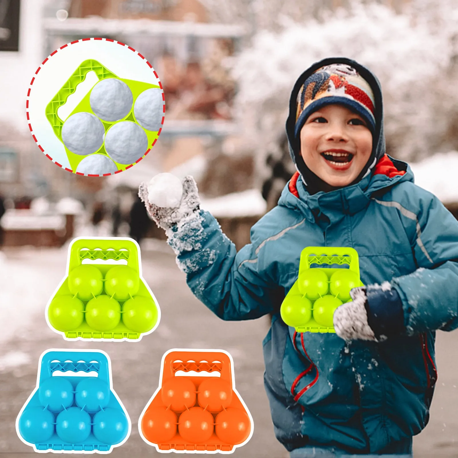 Зажим для изготовления 5 снежных шариков Детская уличная спортивная форма