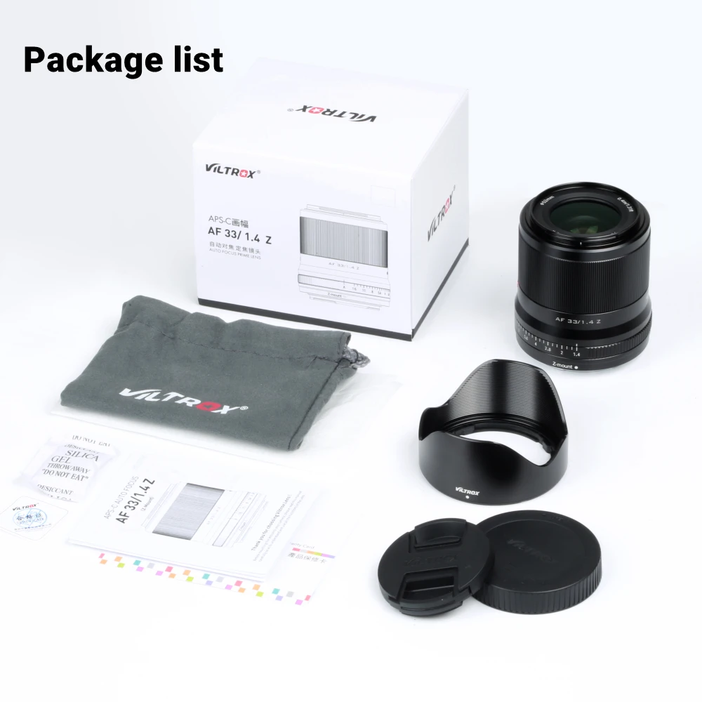 Viltrox 33 мм f1.4 объектив с автофокусом для камер Nikon Z Mount ZFC Z6II Z7II Z5 Z6 Z7 Z50