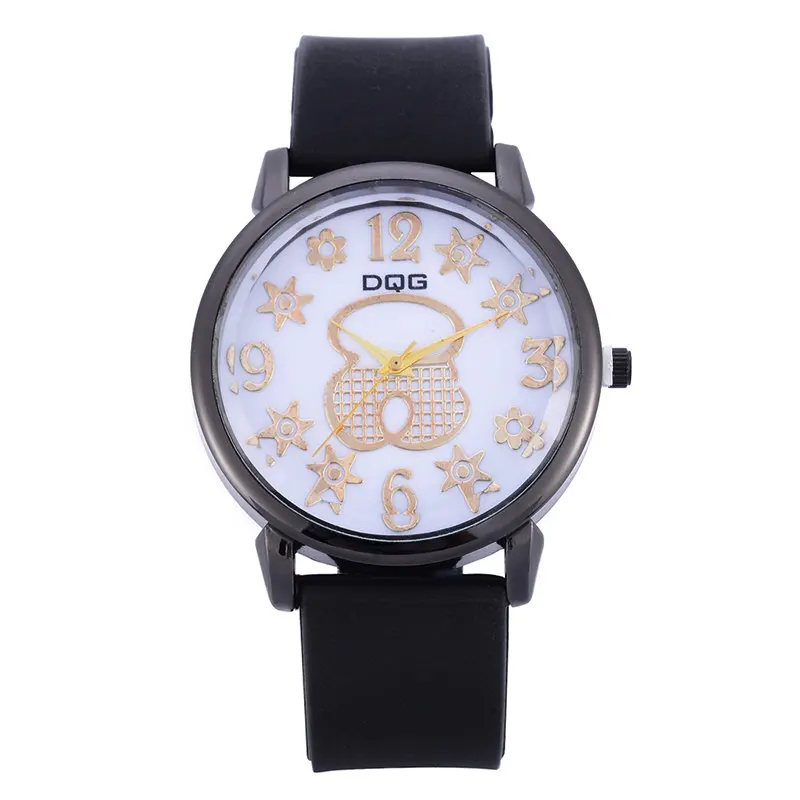 

Women Children Students Cute Bear Pattern Quartz Watch Silent Silicone Strap Comfortable And Does Not Wear The Skin Holiday Gift