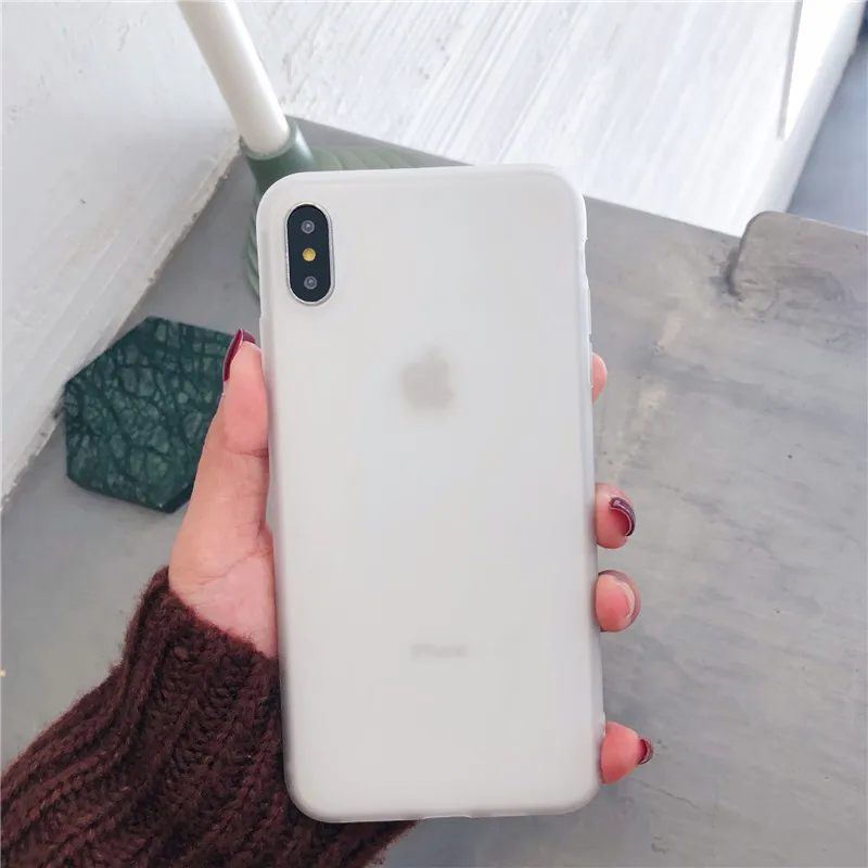 DK-gj Силиконовый матовый чехол ярких цветов для iPhone XS Max XR X 10 8 7 6 6S Plus, модный простой мягкий чехол из ТПУ для iPhone 11 Pro Max Funda - Цвет: DK-gj