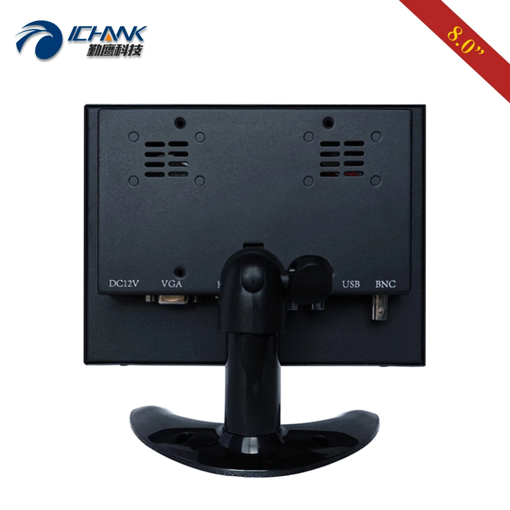 ZB080TC-262D/8 "дюймовый 1024x768 IPS HDMI USB VGA металлический Железный корпус привода