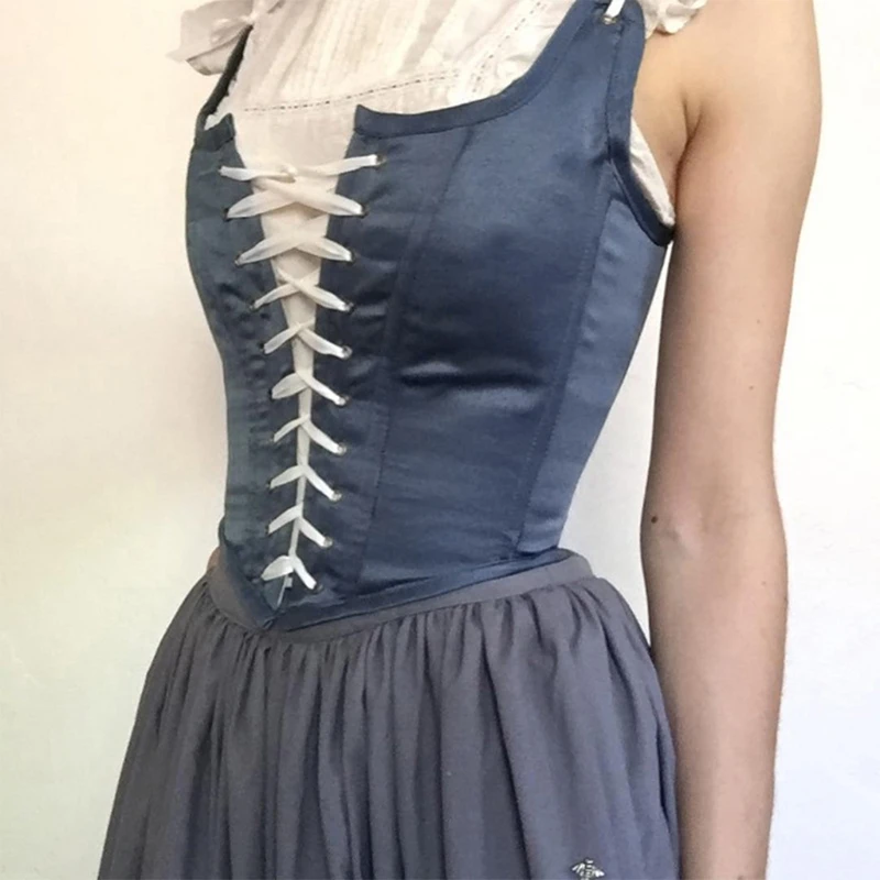 

Elegant Sexy Casual Corsets Tank Tops Women's Summer Curve Shaper Patchwork Camisole Vest for Streetwear Party