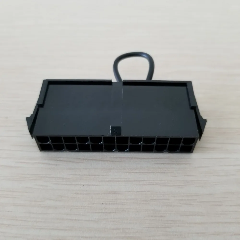 Блок питания ATX 50 шт./лот 24-контактный блок Jumper Starter Jack адаптер-соединитель для