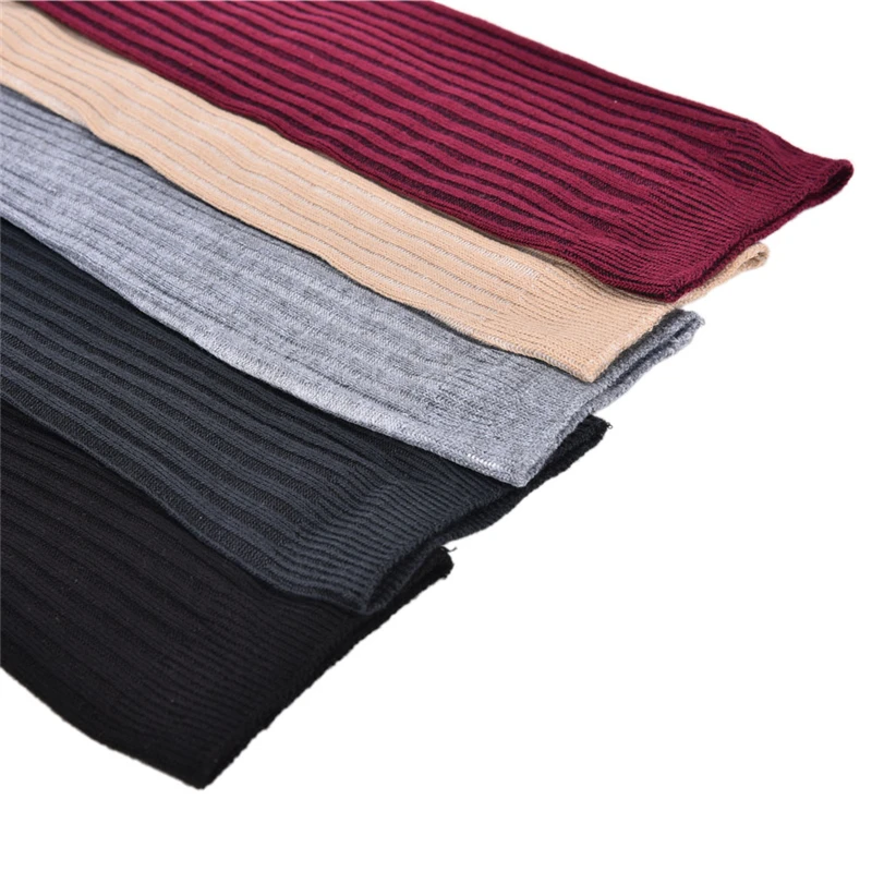 Женские зимние трикотажные длинные сапоги выше колена |