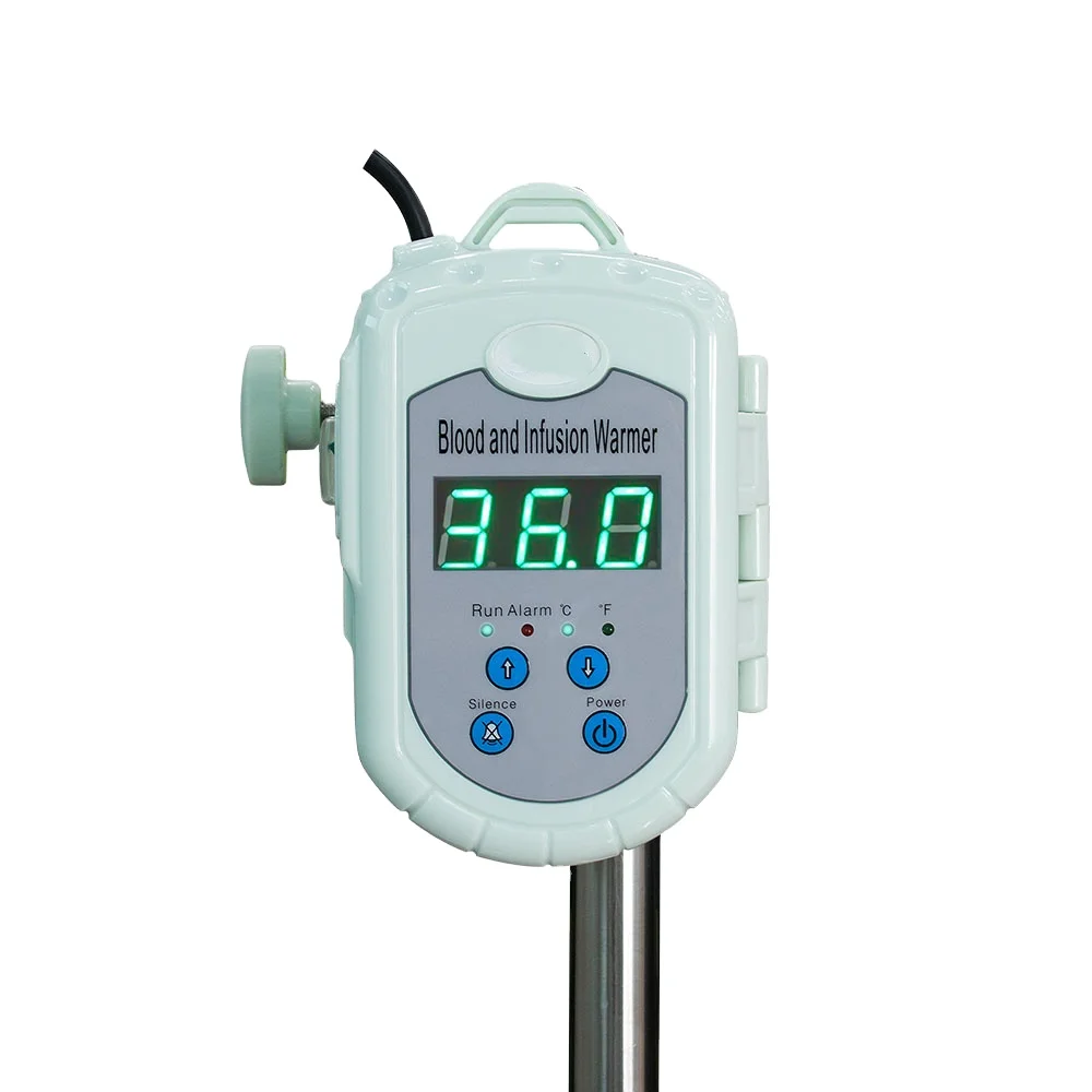 

Large LCD displays real-time liquid temperature set temperature room temperature BFW-1000+ Medical Blood Infusion Warmer Device
