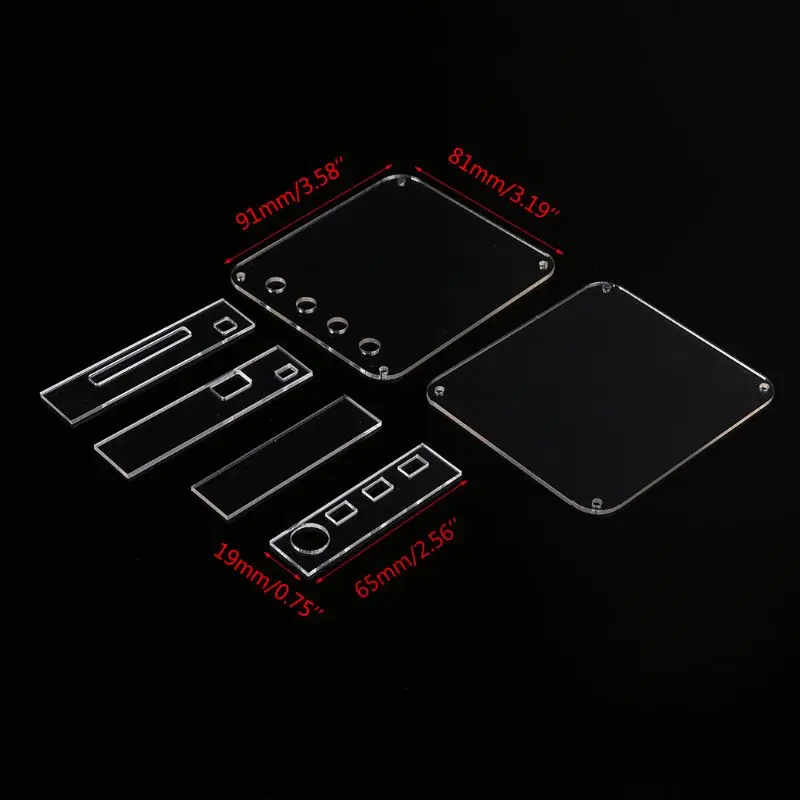 

Acrylic Protection Case For DSO138 Mini Digital Oscilloscope DIY Anti Scratch Cover Transparent Shield Dropship