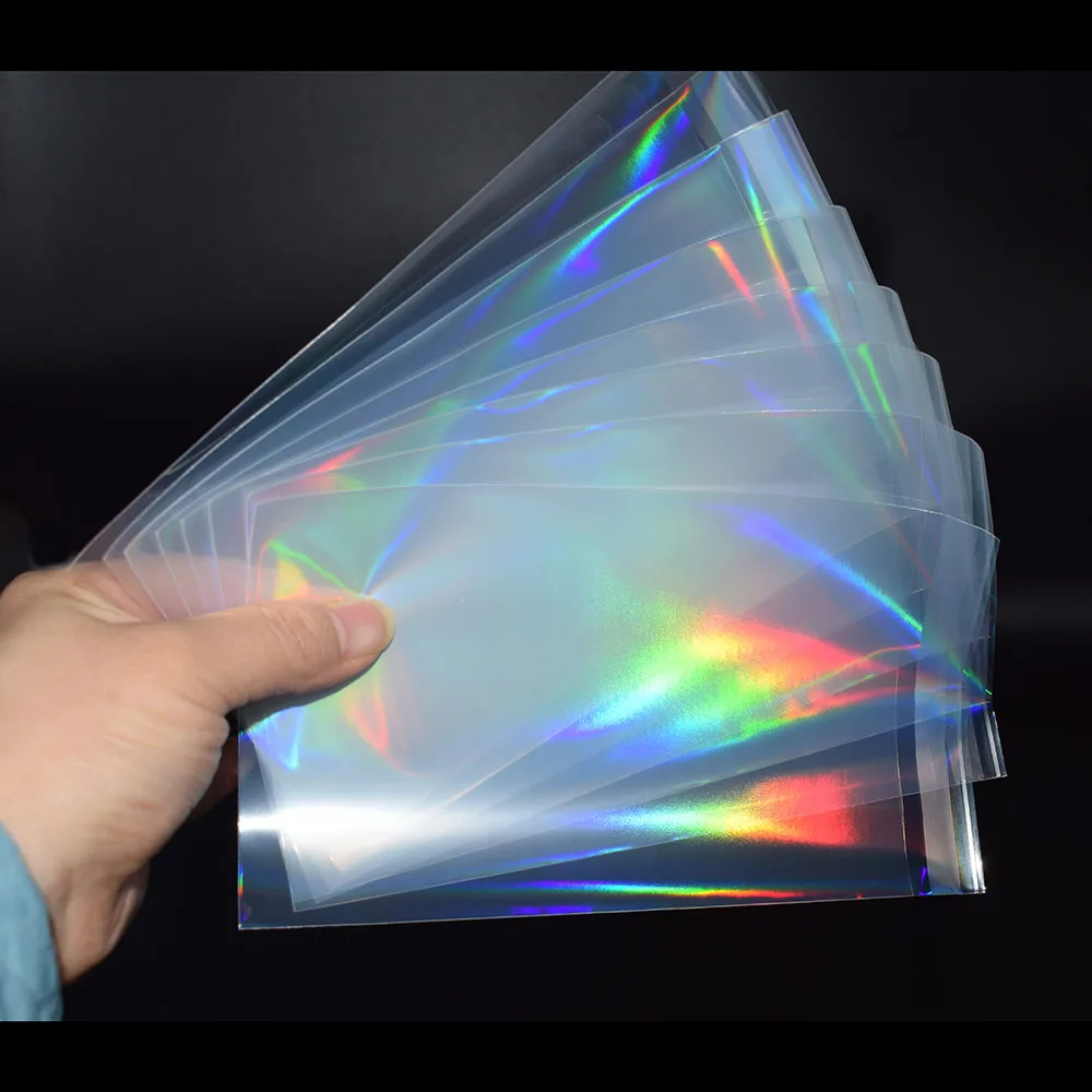 40 шт. прозрачные голографические защитные чехлы для открыток 107x171 мм | Спорт и