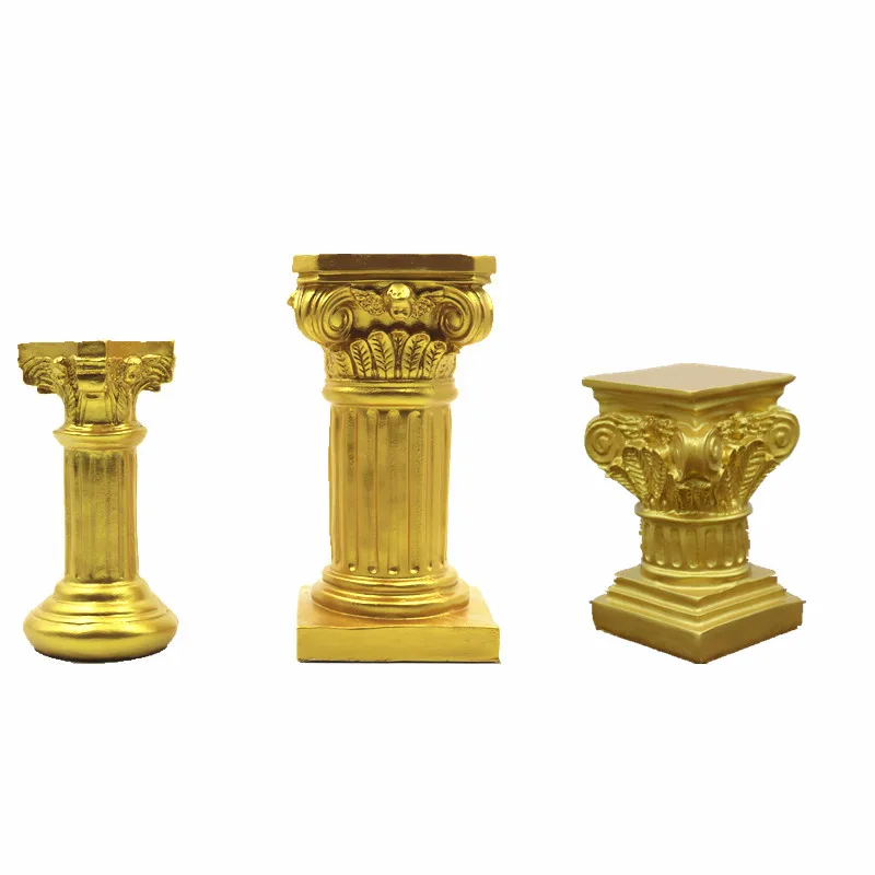 Новый свадебный реквизит Золотой римские колонны-украшения творческий Гостиная