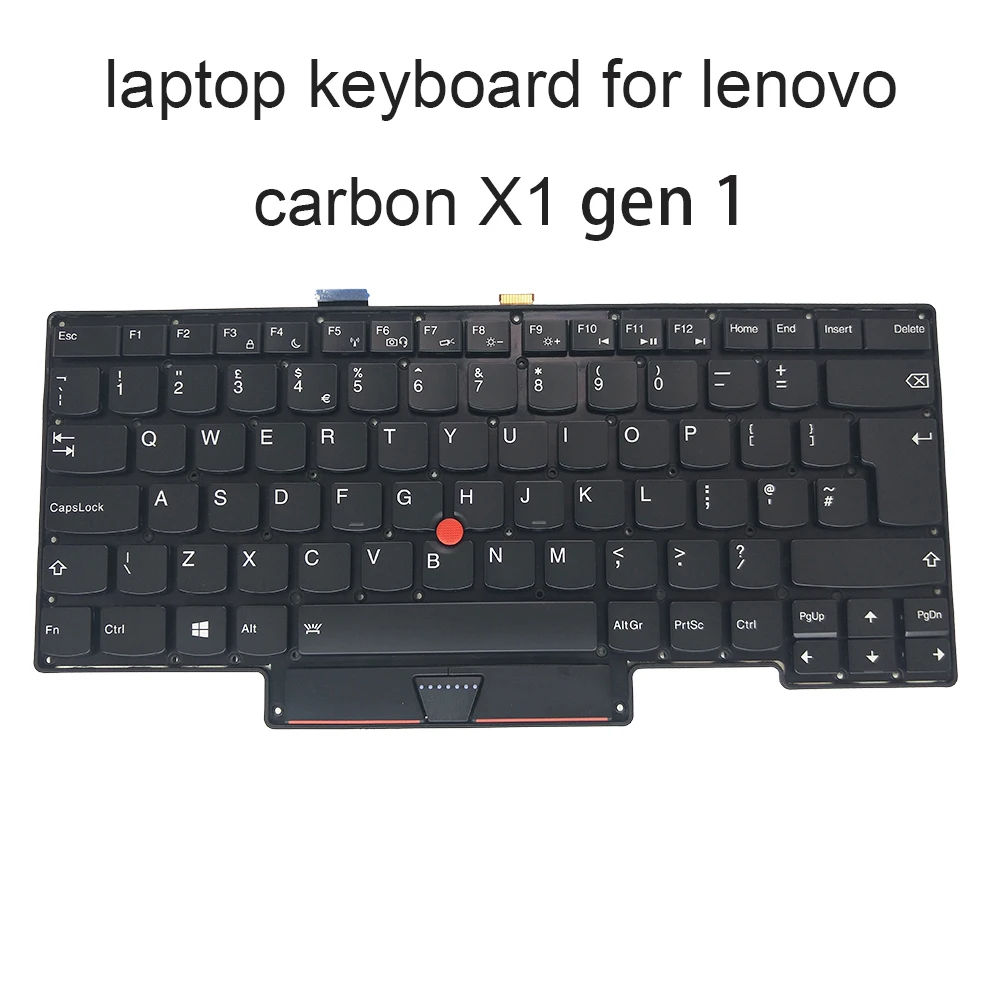 Сменные клавиатуры с подсветкой для lenovo Thinkpad Carbon X1 Gen 1 1st 2013 UK EU Black CK 0C02206