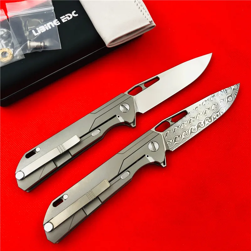 Складной нож Libing Mechanic II Generation M390 из порошковой стали ручка титанового сплава