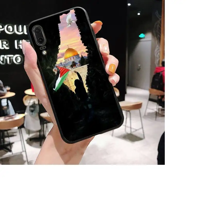 TOPLBPCS карта Палестины арабский телефонный чехол для Huawei P30 plus P8 lite P9 задняя крышка