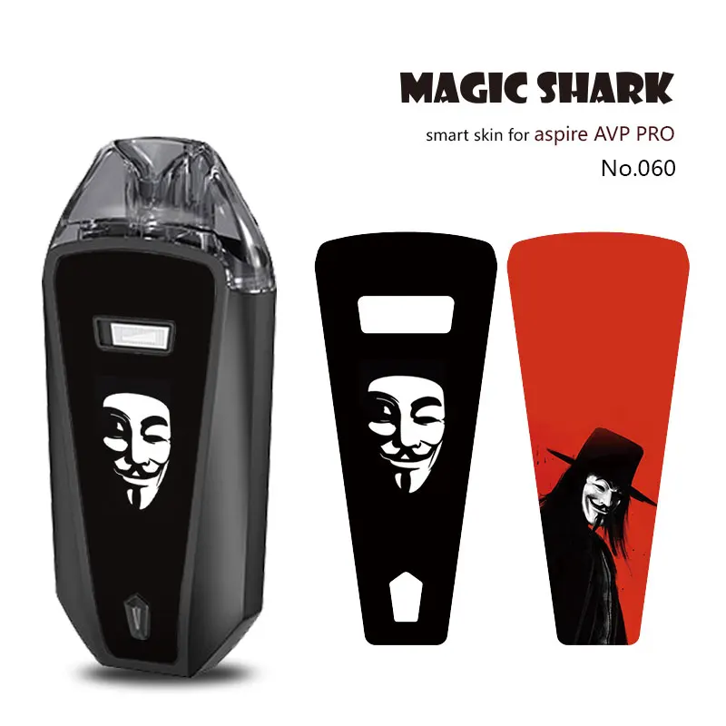 Чехол-наклейка Magic Shark V-vendetta ПВХ 3 м с принтом из дерева и звезд для Aspire AVP Pro - купить