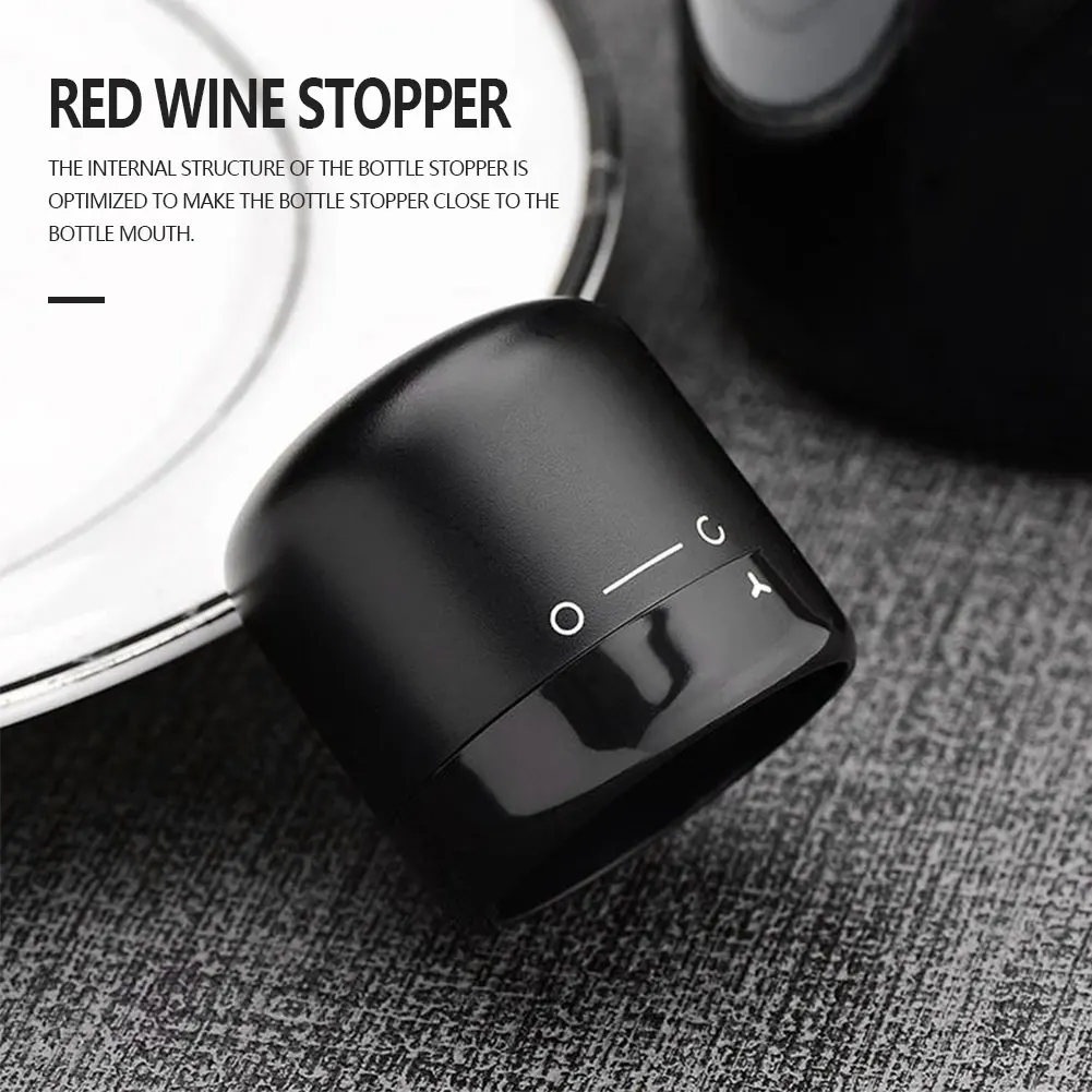 

Sparkling Wine Stopper Leak-Proof Champagne Stopper Pump Sealant Protector Sealed Fresh-Keeping Kit For Kitchen Bars Corks