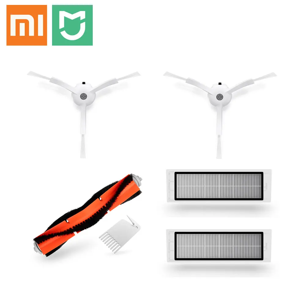 Набор оригинальных деталей для пылесоса XIAOMI Mijia Robot 1/2 боковые щетки 2 шт. HEPA фильтр
