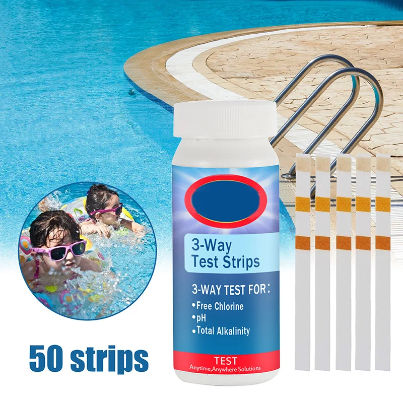 

Swimming Pool Test Strips Simple and Easy SPA Hot Tub Test Strips for Test Swimming Pool Hot Tub DSD666