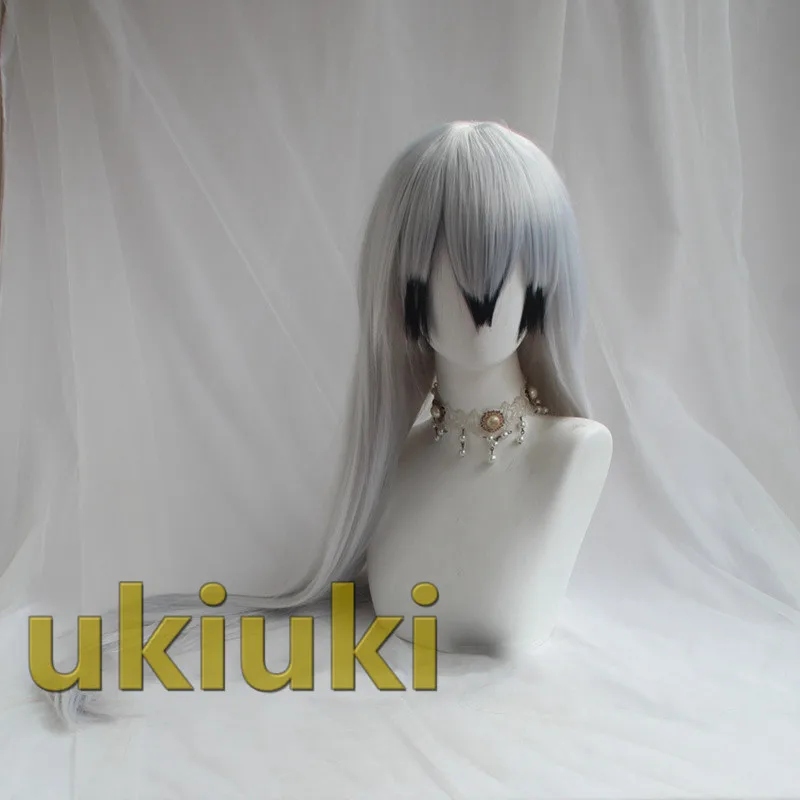 Парик для косплея Kemono Friends Silver Fox Gingitsune + шапочка парика высокого качества по