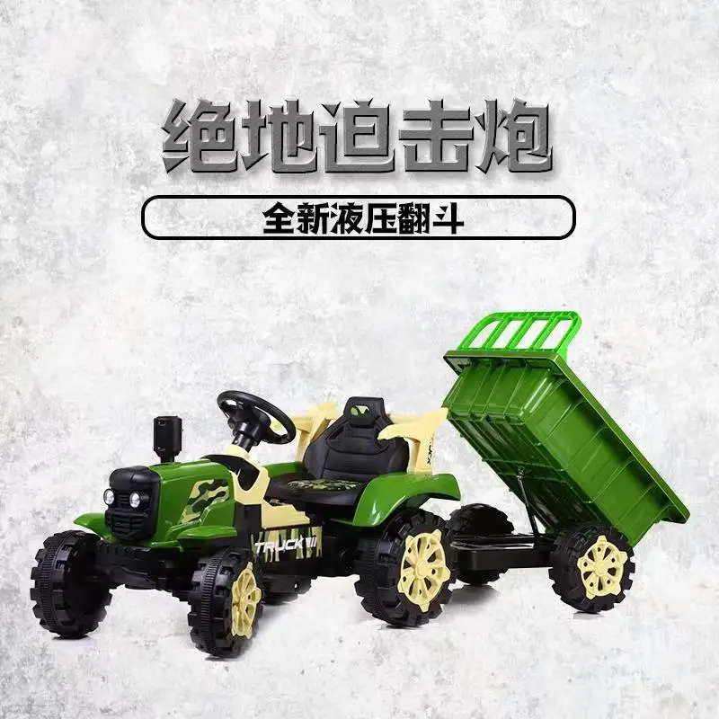 Детский Электрический игрушечный автомобиль может сидеть с дистанционным