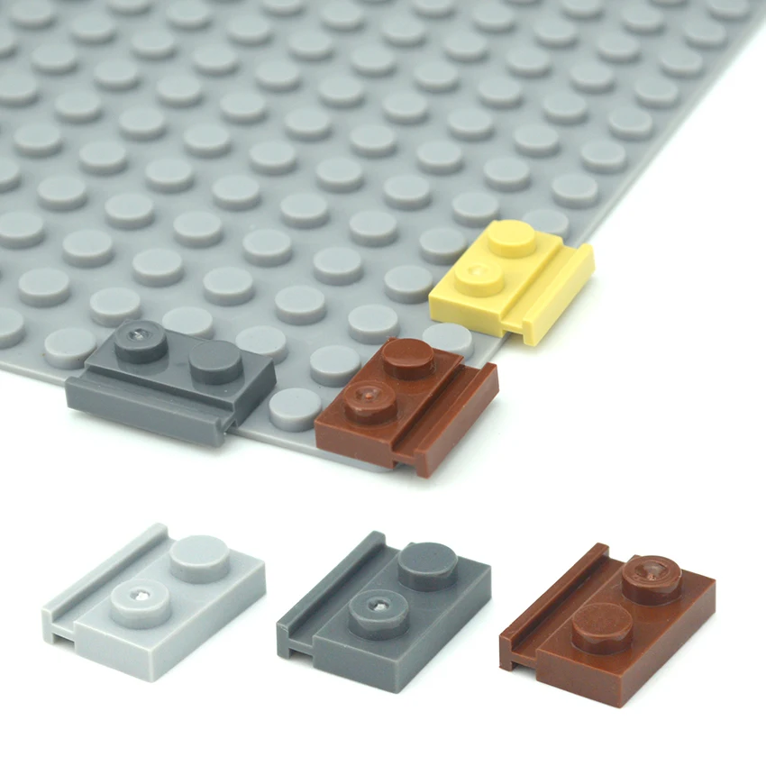 Сборные детали 100 шт. 32028 модифицированные 1x2 с дверной направляющей сделай сам