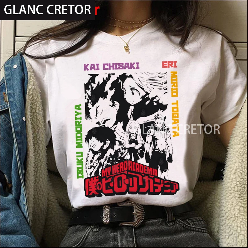 

My Hero Academia Himiko Toga Funny Cartoon Tshirt Graphic Tshirt 90s Top Tees Female Anime Boku No Hero Academia T Shirt Women