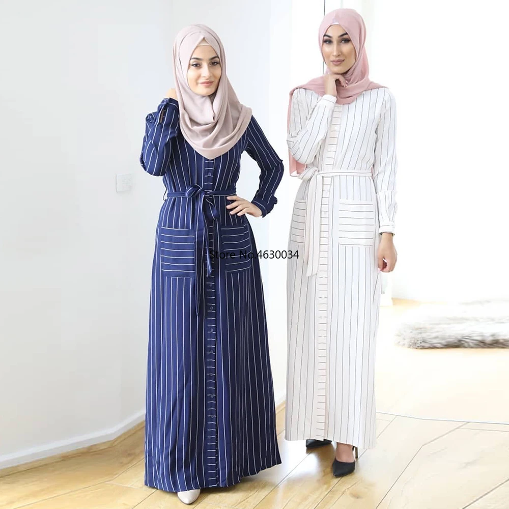 Рамадан ИД Мубарак Дубай абайя Турция хиджаб мусульманское платье кафтан