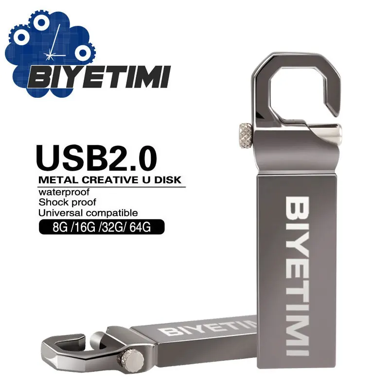 Biyetimi флеш накопитель 32gb usb флэш накопители 128 ГБ Ёмкость черный свисток подарок 16