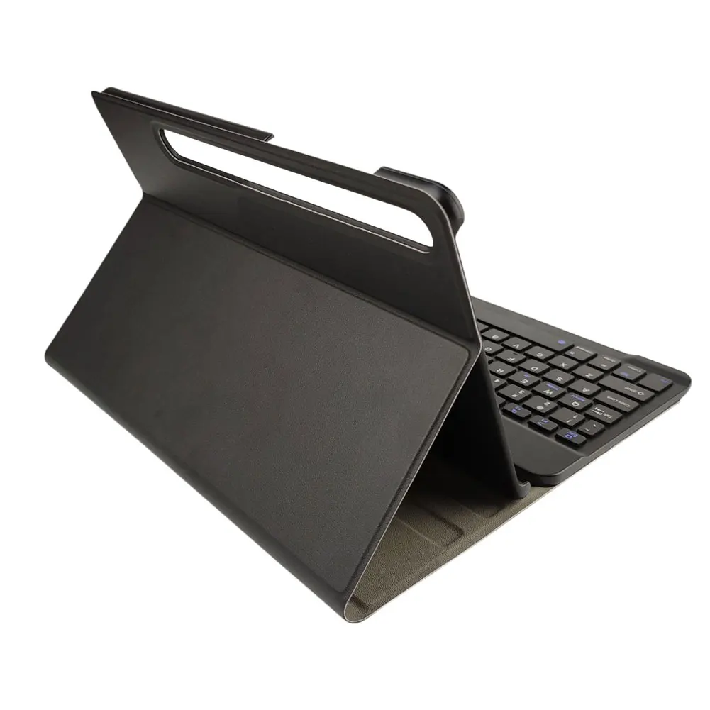 Bluetooth клавиатура чехол для Samsung Galaxy Tab S6 10,5 дюймов SM-T860 SM-T865 чехол из искусственной кожи Беспроводная клавиатура чехол для планшета