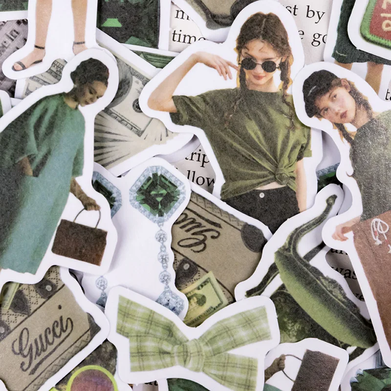 45 шт. Стикеры для журналов в железной коробке форме дневника на заказ наклейки