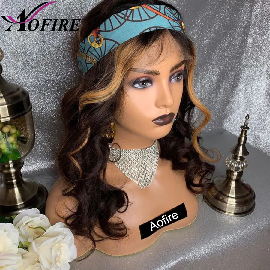 Эффектом деграде (переход от темного к выделить объемная волна Мёд блондинка