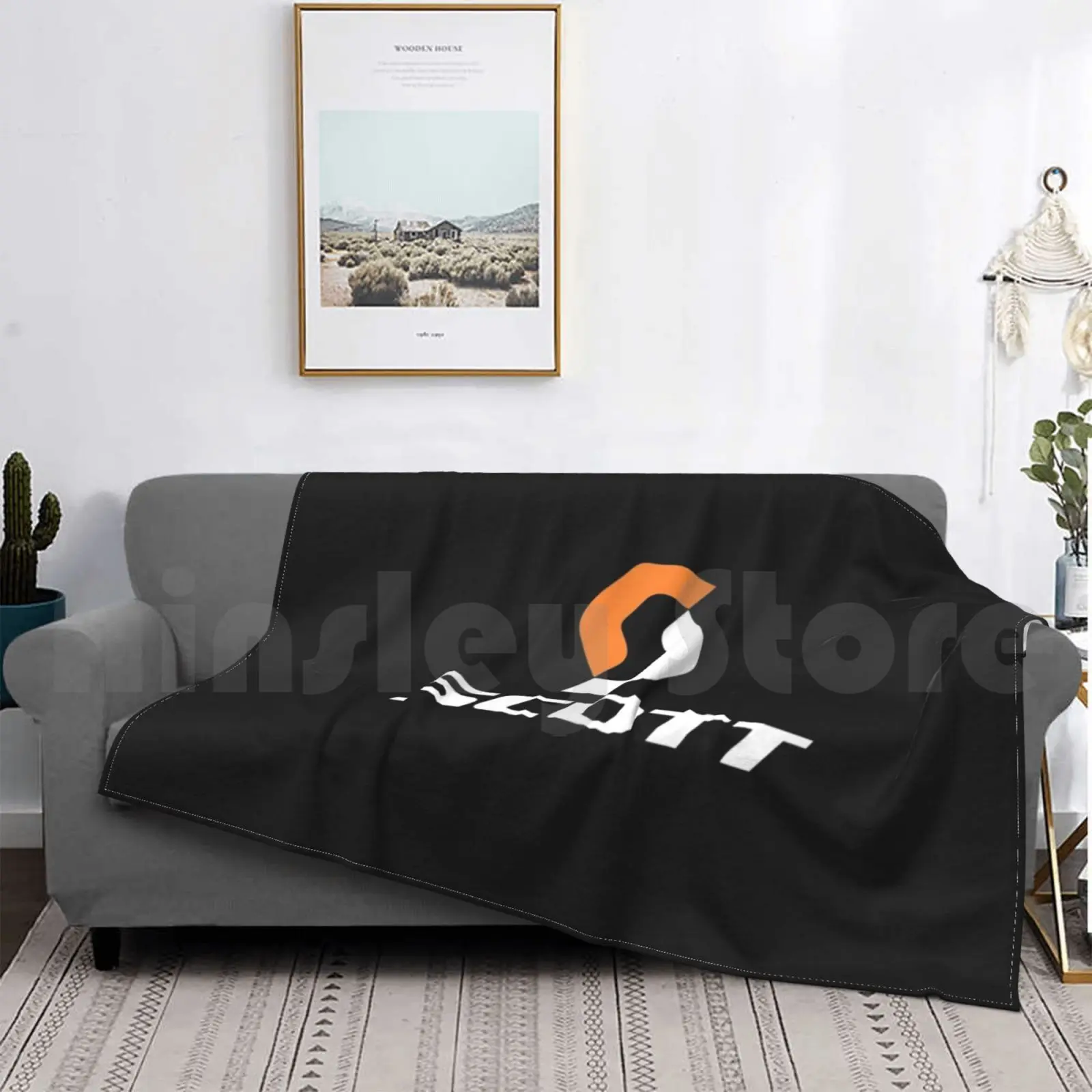 Одеяло без названия модный велосипедный логотип на заказ 2 велосипедных логотипа