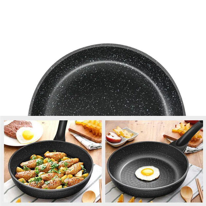 Frying Pan Maifan Stone Non-stick with No Smoke Pancakes Fried Egg Steak Induction Cooker Universal Kitchen Pot | Дом и сад