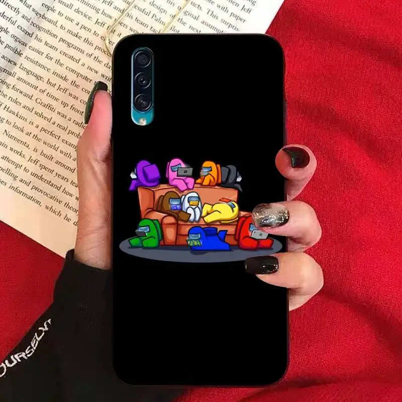

FHNBLJ Among Us Game Phone Case for Samsung A30s 51 71 10 70 20 40 20s 31 10s A7 A8 2018