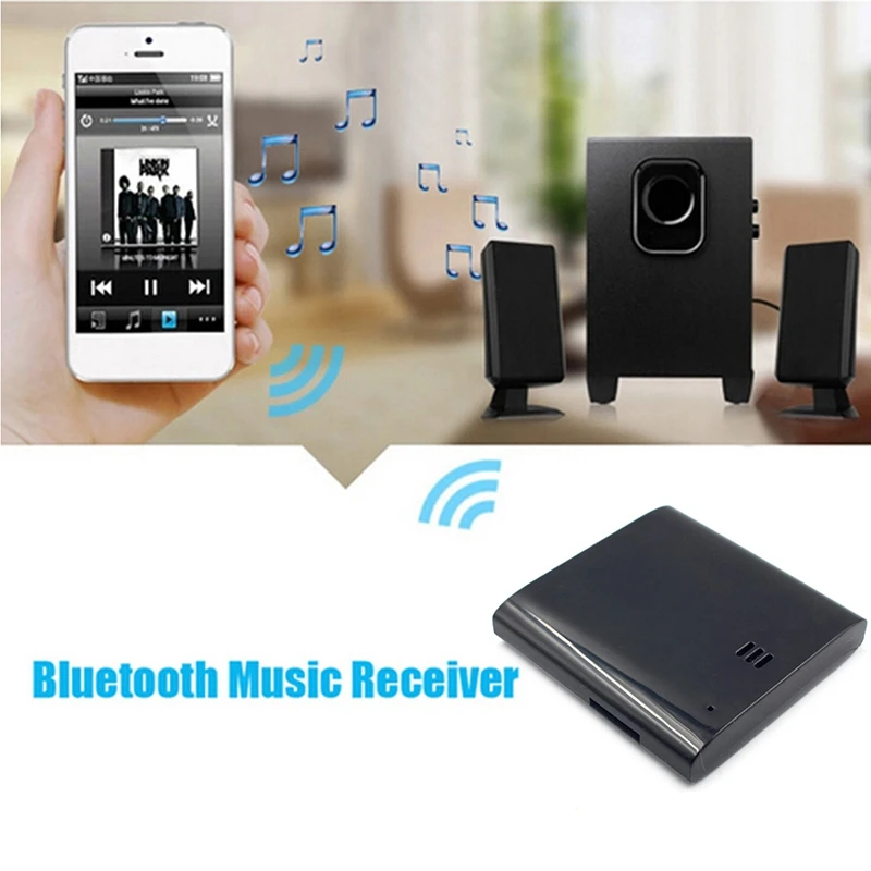 1 pcs Bluetooth A2DP Adapter Music Receiver for iPod For the iPhone 30-Pin Doca Hot Speaker In All The World | Электроника
