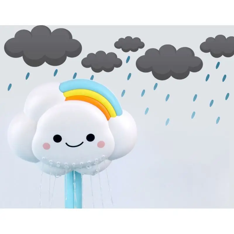 

Baby Bath Toys Cloud Suction Cup Shower Faucet Spray Water Bathing Bathroom Play Children Water Funny Game Kids Gift